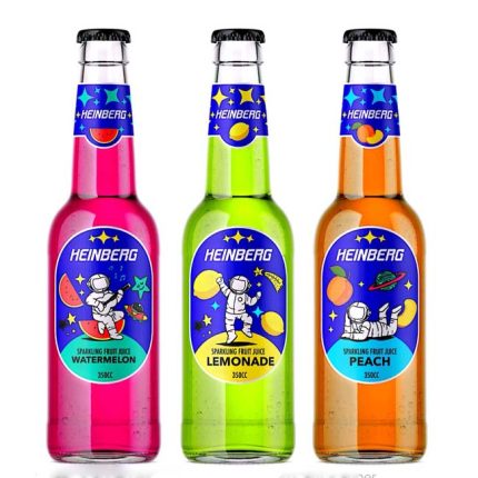 نوشابه گازدار هاینبرگ ۳۲۰ml | طعمی متفاوت و بدون کافئین
