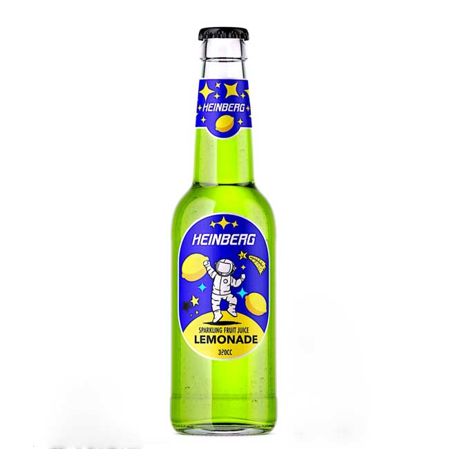 شیشه نوشابه گازدار لیموناد هاینبرگ ۳۲۰ml